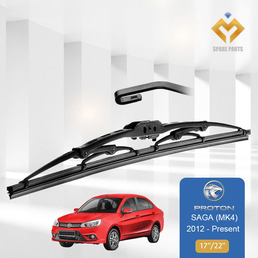 Proton Saga BLM/FL/FLX Year 2008-Present-1 set 17''+22'' U hook Grade A Rubber Wiper
