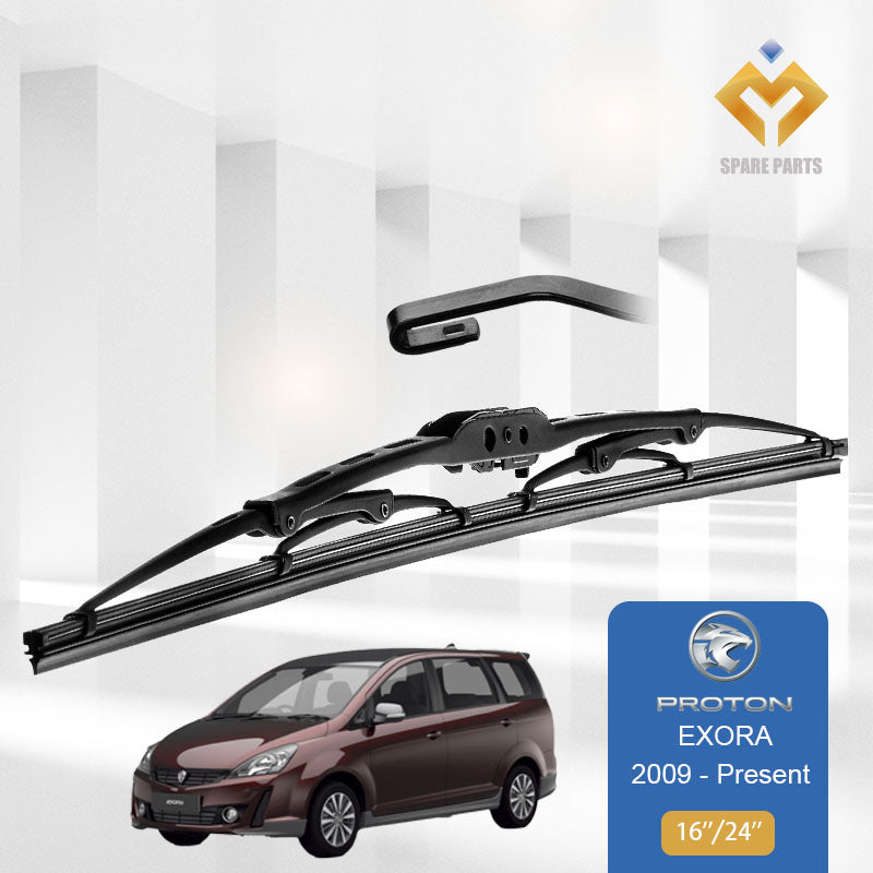 Proton Exora 2009-Present 1 set 16"+24" Grade A Premium Rubber Car Wiper