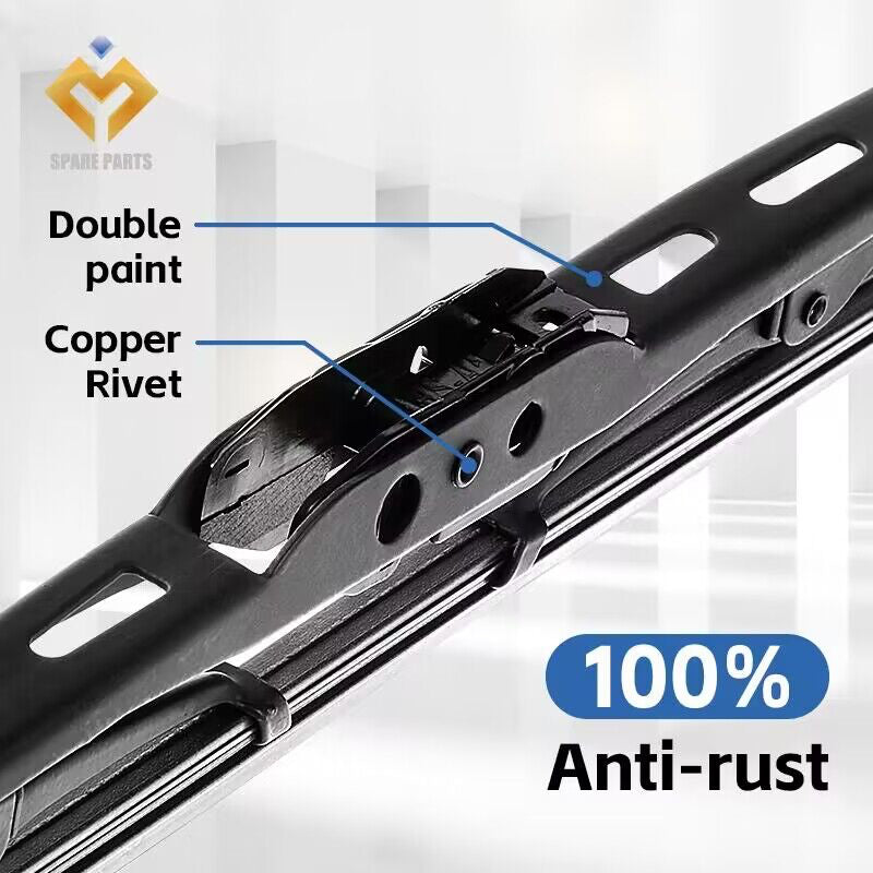 Toyota Hilux AN110 AN120 AN130 1set 16"+22"GradeA Premium Rubber Car Wiper Metal U Hook