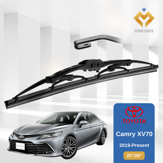 Toyota Camry XV70 1set 20"+26"GradeA Premium Rubber Car Wiper Metal U Hook