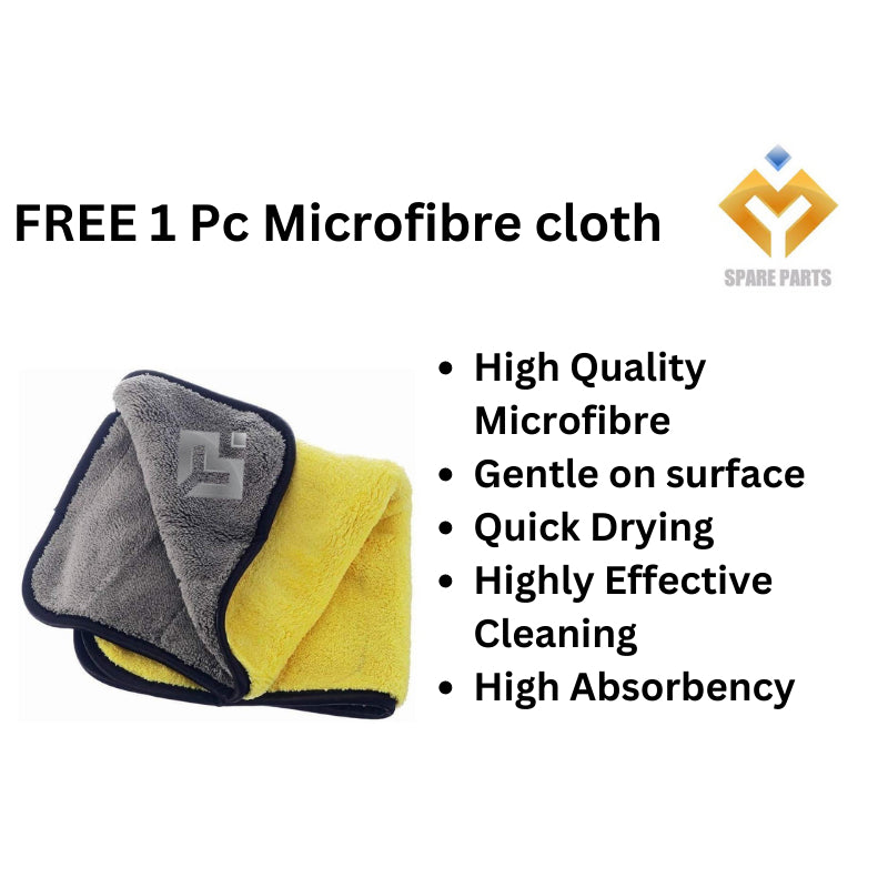 Nissan Navara 2nd Gen D40 2004 Premium Quality Japan Tech Car Wiper 1set 18"+24" U Hook Free Microfibre Cloth