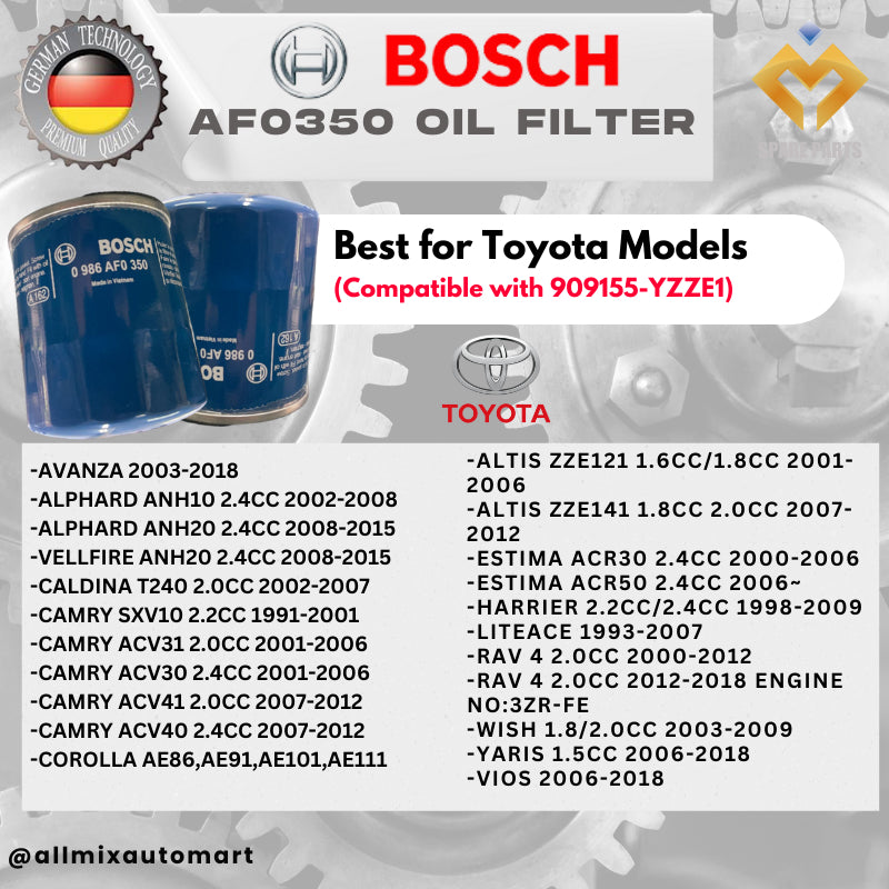 Enhance Engine Performance Petronas Syntium 800 10w-40 Semi-Synthetic Engine Oil + Bosch Filter Combo Set