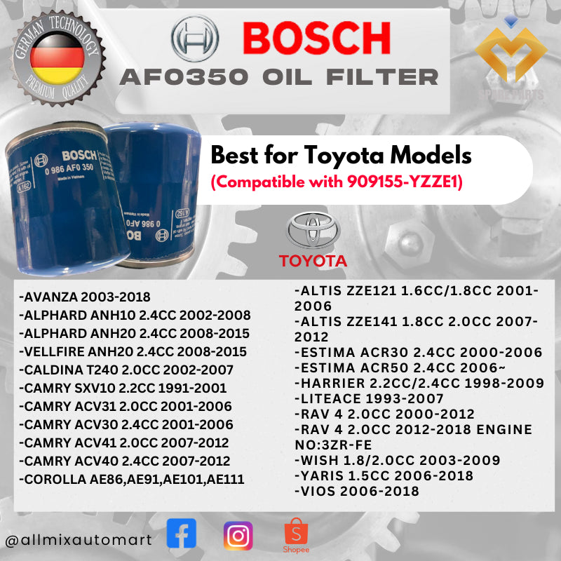 Enhance Engine Performance Petronas Syntium 800 10w-40 Semi-Synthetic Engine Oil + Bosch Filter Combo Set