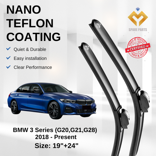 BMW 3 Series [ G20 G21 G28 ] Premium Japan Nano Tech Car Wiper