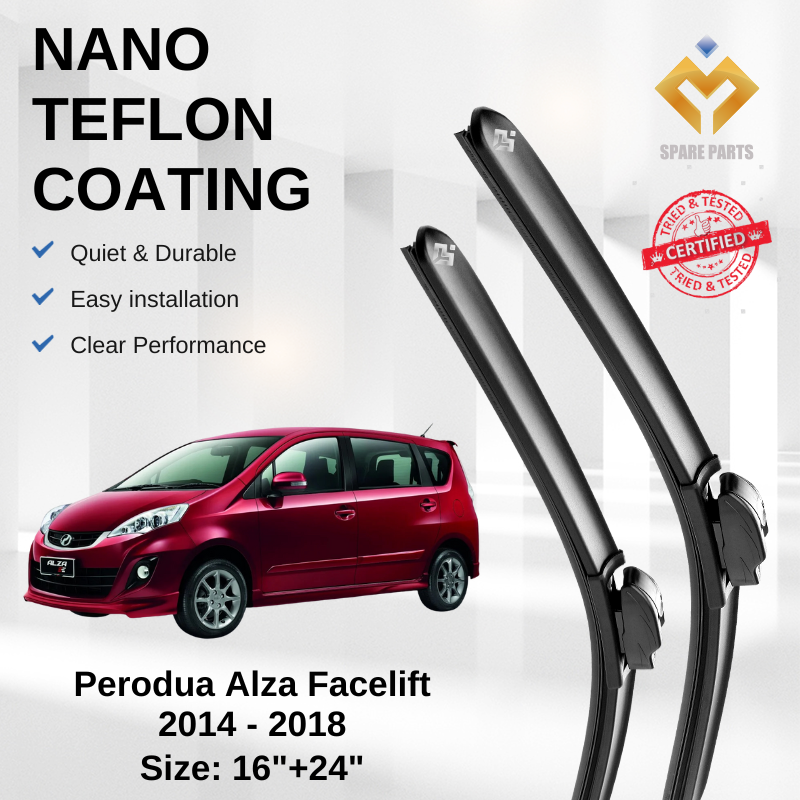 Perodua Alza (2009 - 2025) Premium Japan Nano Tech Car Wiper