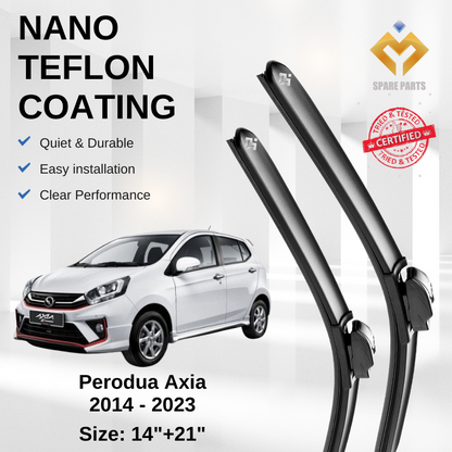 Perodua Axia Bezza Kembara Premium Japan Nano Tech Car Wiper