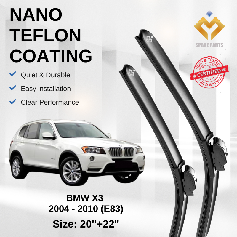 BMW X3 2004-2010 E83 Premium Japan Nano Tech Car Wiper