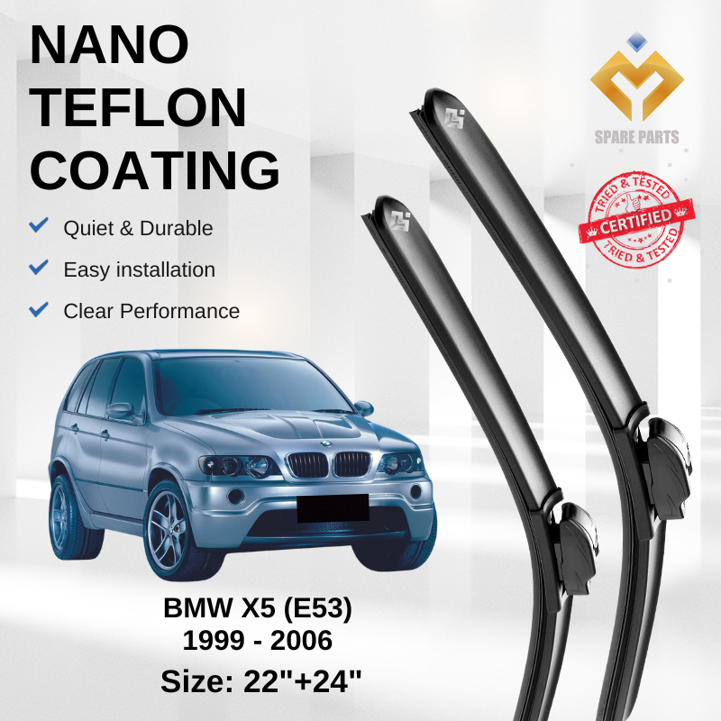 BMW X5 (E53) 1999 - 2006 Premium Japan Nano Tech Car Wiper