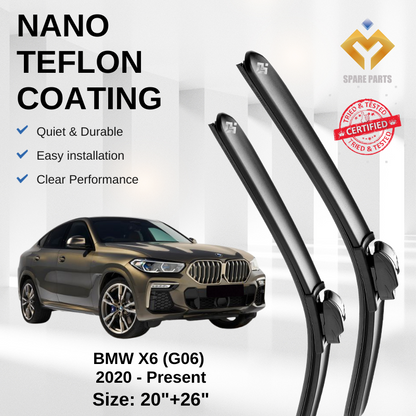 BMW X6 G06 2020-Present Premium Japan Nano Tech Car Wiper