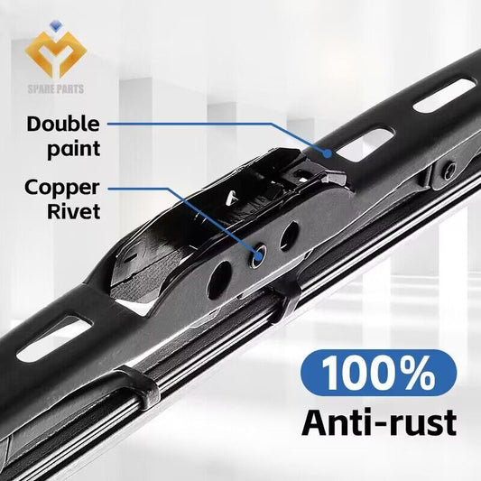 Honda CRV RD4-RD9 1 set 20"+21"Grade A Premium Rubber Car Wiper Metal U Hook