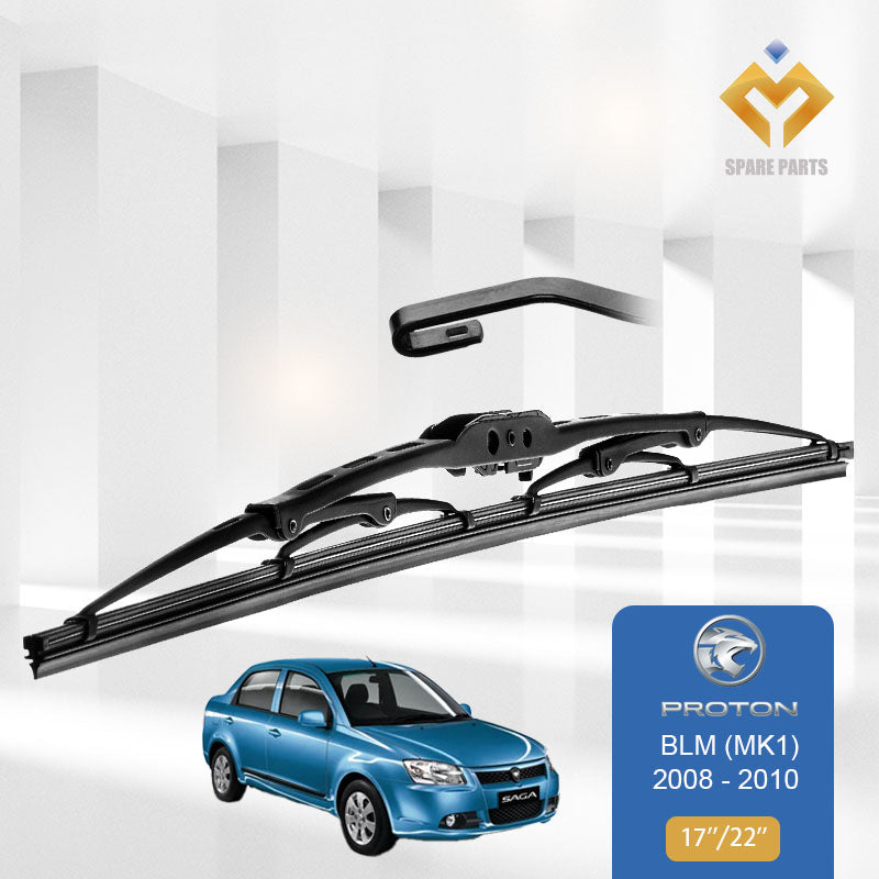 Proton Saga BLM/FL/FLX Year 2008-Present-1 set 17''+22'' U hook Grade A Rubber Wiper