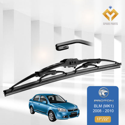 Proton Saga BLM/FL/FLX Year 2008-Present-1 set 17''+22'' U hook Grade A Rubber Wiper