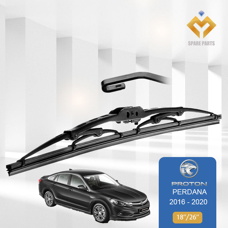 Proton Perdana 1 set 18"+26" Grade A Premium Rubber U hook Car Wiper