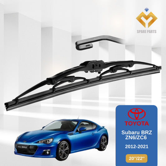 Toyota Subaru(ZN6/ZC6/ZN8/ZC8)1set 20"+22"GradeA Premium Rubber Wiper Metal U Hook