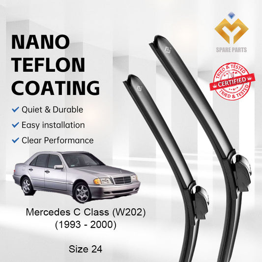 Mercedes C Class W202 1993 Premium Quality Japan Tech Car Wiper 1 unit 24" U Hook