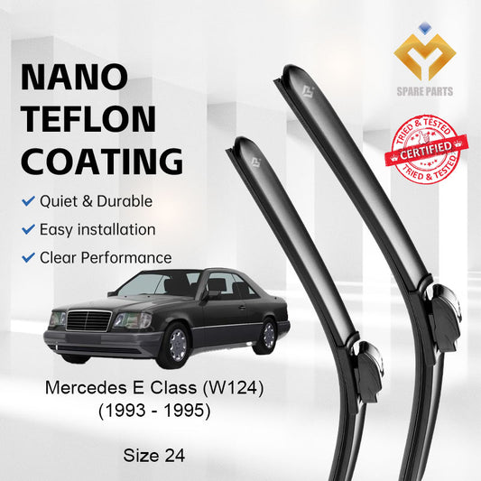 Mercedes E Class W124 1993-1995 Premium Quality Japan Tech Car Wiper 1pc 24" U Hook