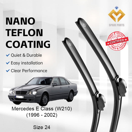 Mercedes E Class W210 1996-2002 Premium Quality Japan Tech Car Wiper 1 unit 24" U Hook