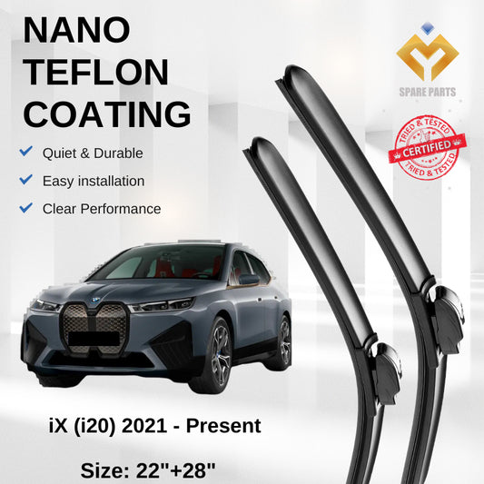 BMW iX (i20) 2021-Present Premium Quality Japan Tech Car Wiper 1set 22"+28"