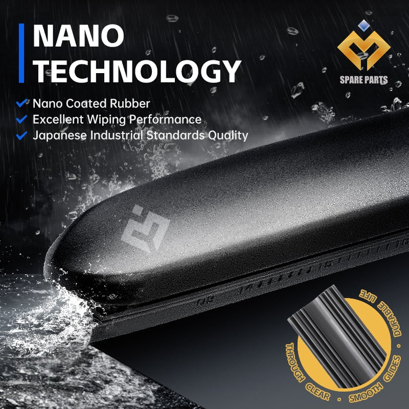 Chery Omoda E5 2024 Premium Japan Tech Car Wiper Accessories 18”+24” Type 04 Clip- Includes Free Microfibre  Cloth!