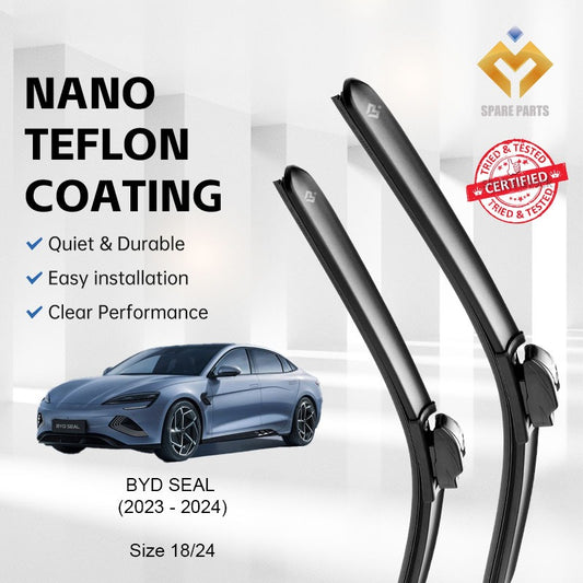 BYD Seal (2022 - 2024) Premium Quality Windscreen Wiper 18"+24", Type 04