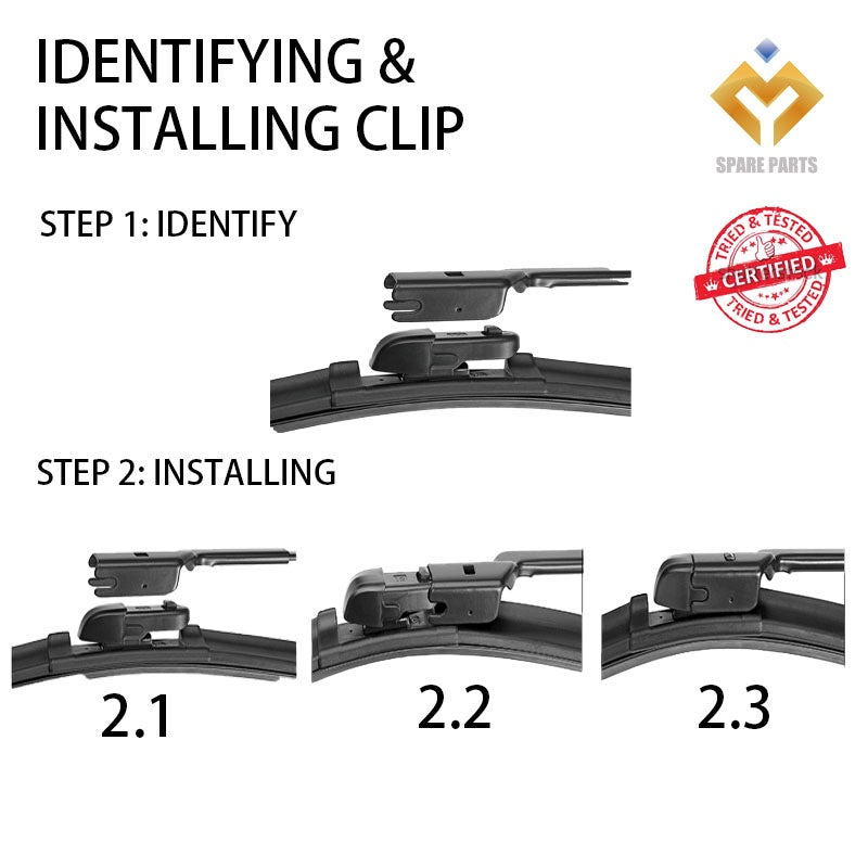 Lexus LM (AH30) 2020 - 2023 Premium Japan Tech Car Wiper Accessories 14”+30” Type 12 Clip- Includes Free Gift!