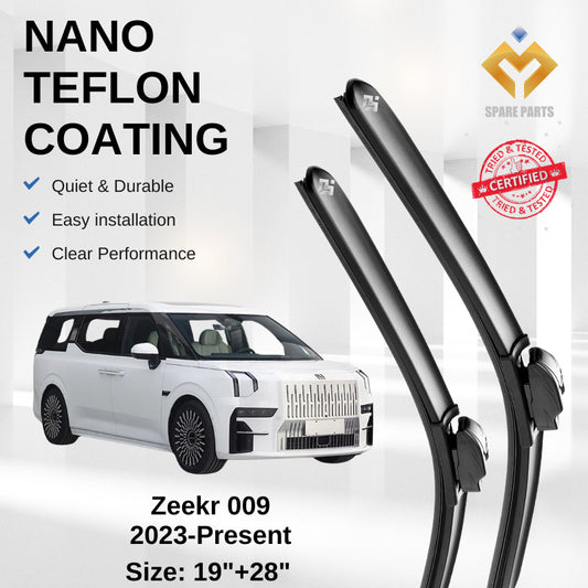 Zeekr 009 Premium Japan Tech Car Wiper Accessories 19”+28” Type 01 Clip- Includes Free Microfibre  Cloth!