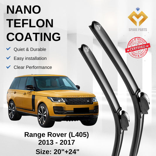 Range Rover 2013 - 2017 (L405) Premium Japan Tech Car Wiper Accessories 20”+24” Universal Hook–Includes Free Gift!